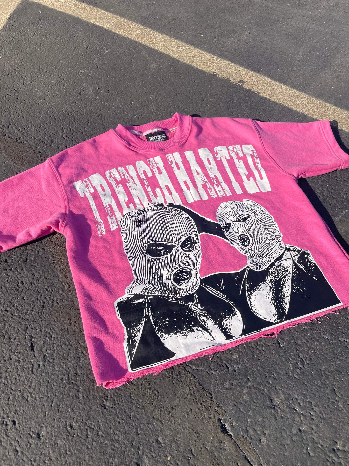 (2 pack) 1 pink & 1 black “Pretty Girls Love The Trenches”  Tee