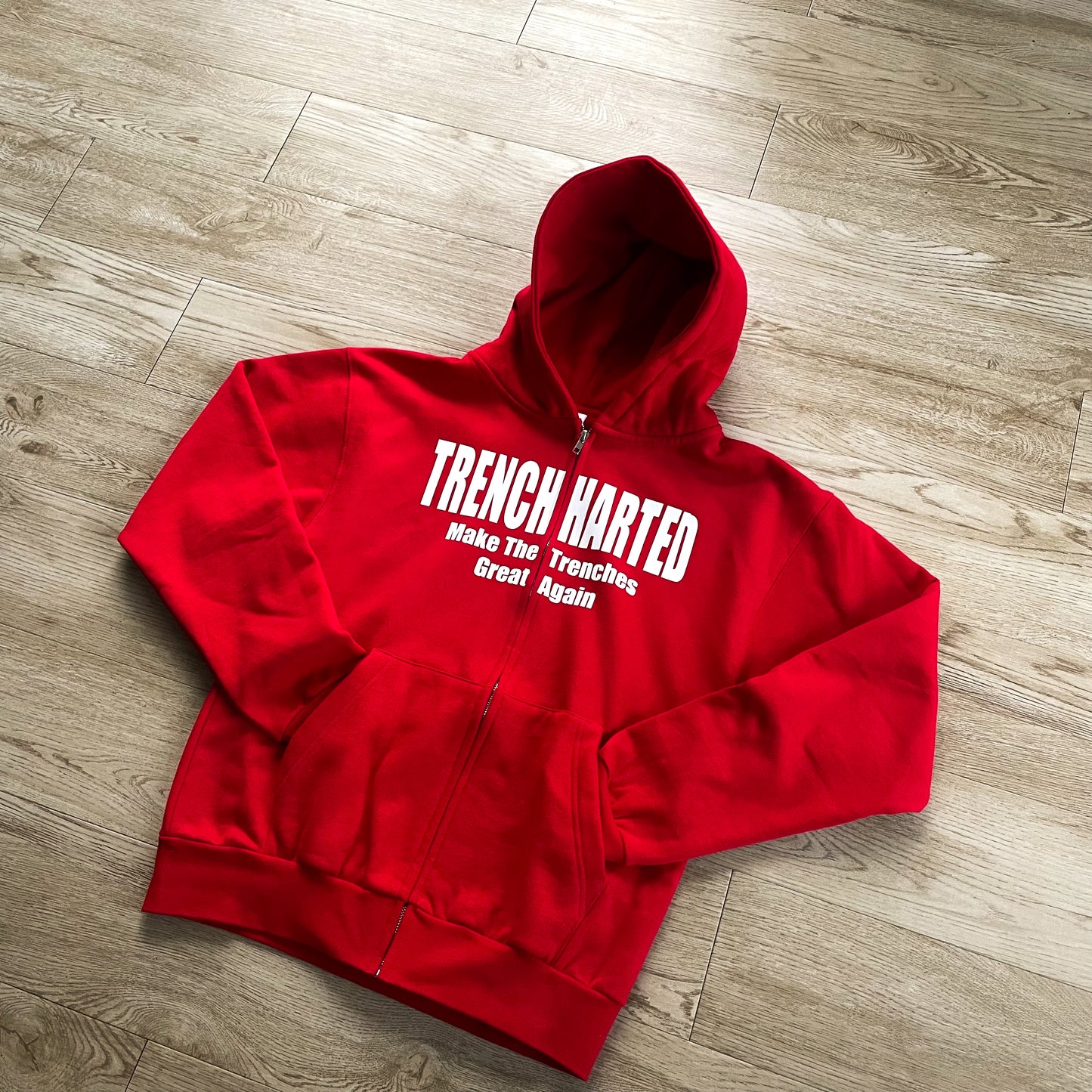 “Make the trenches great again” zip up